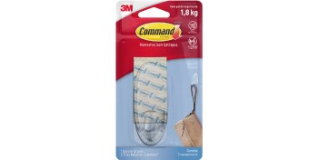 Produto gancho Command transparente
