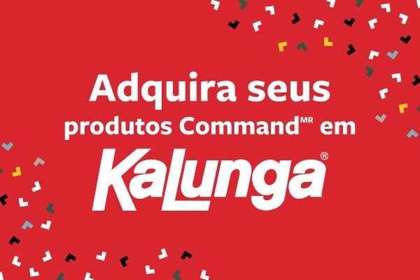 Adquira seus produtos Command en Kalunga.
