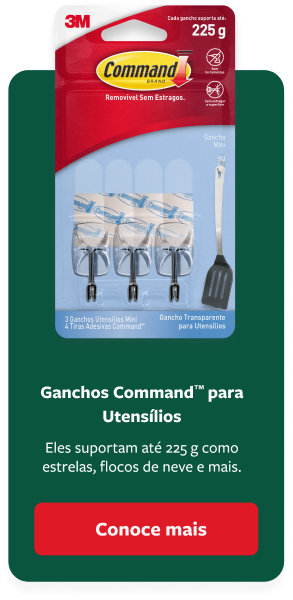 Ganchos Command® para Utensilios.