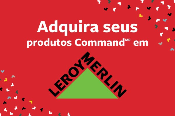Adquira seus produtos Command en Leroymerlin.
